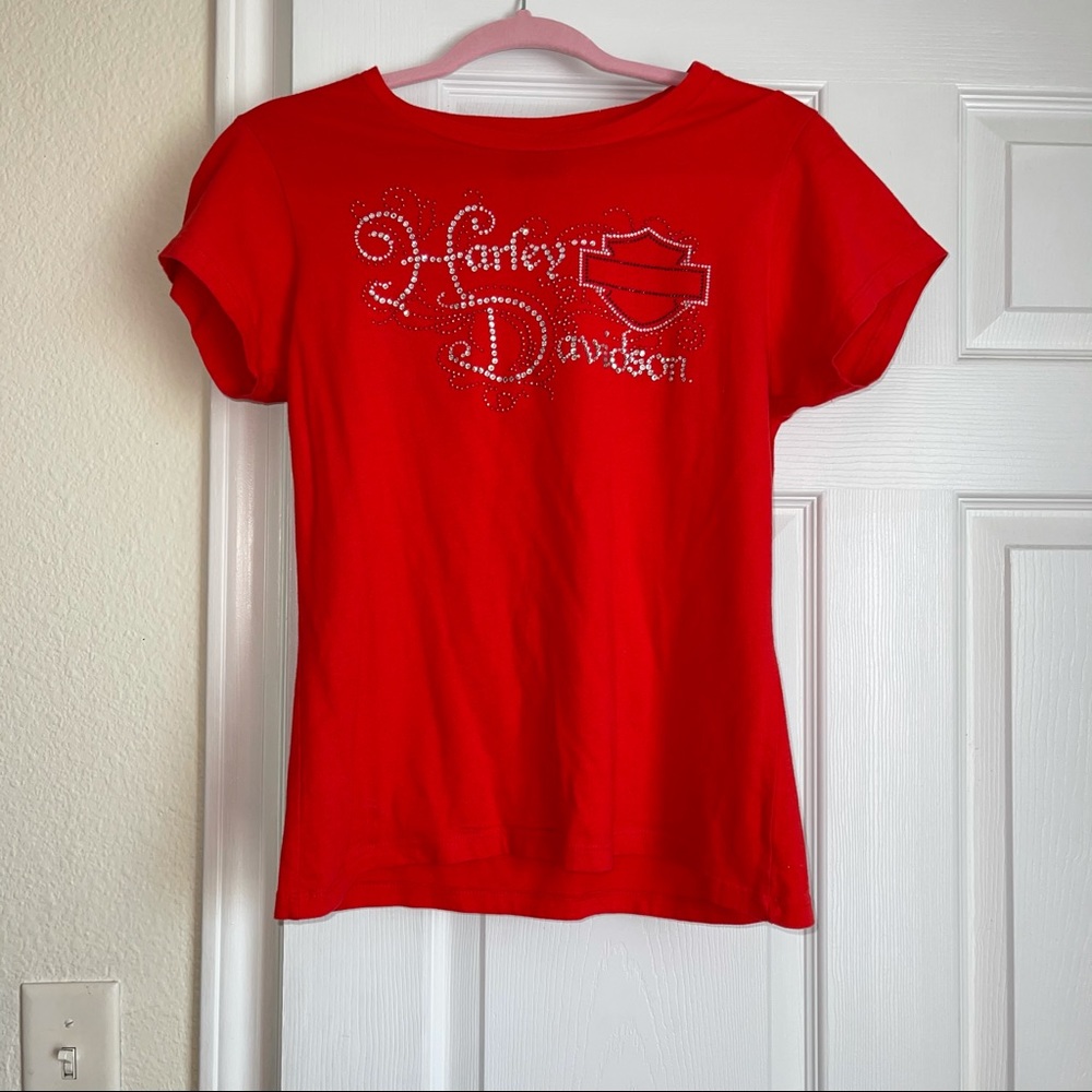 Harley Davidson Rhinestone T-shirt